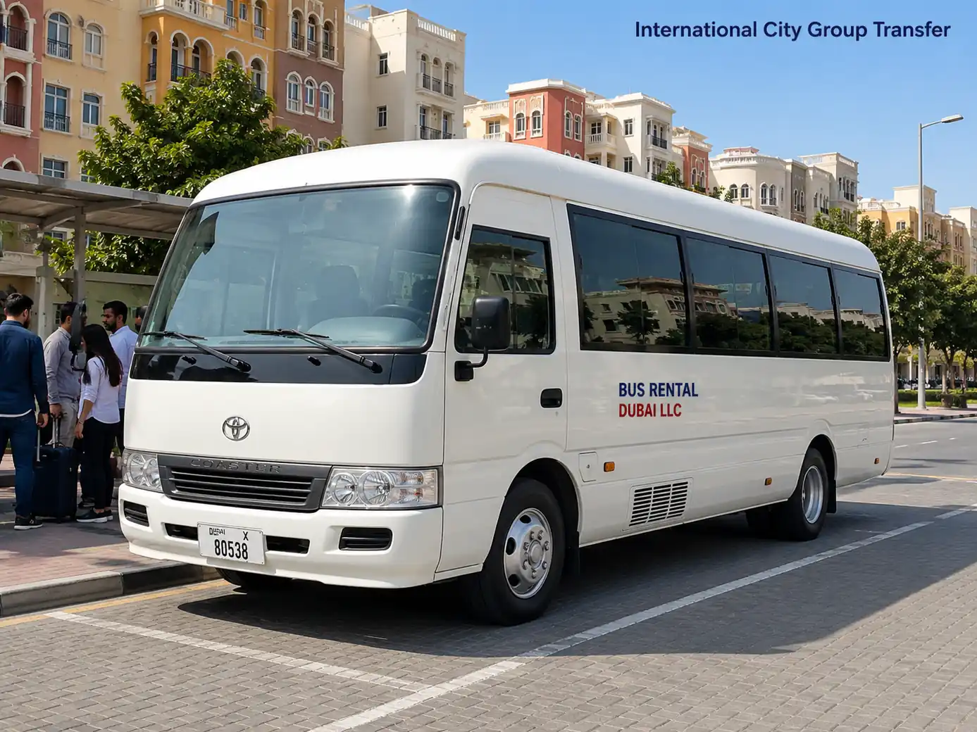 International City pickup access and bus route planning