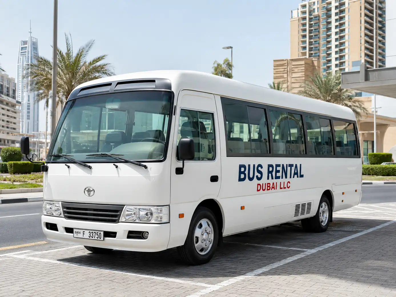 Passenger capacity guide for vans, minibuses and coaches in Dubai.