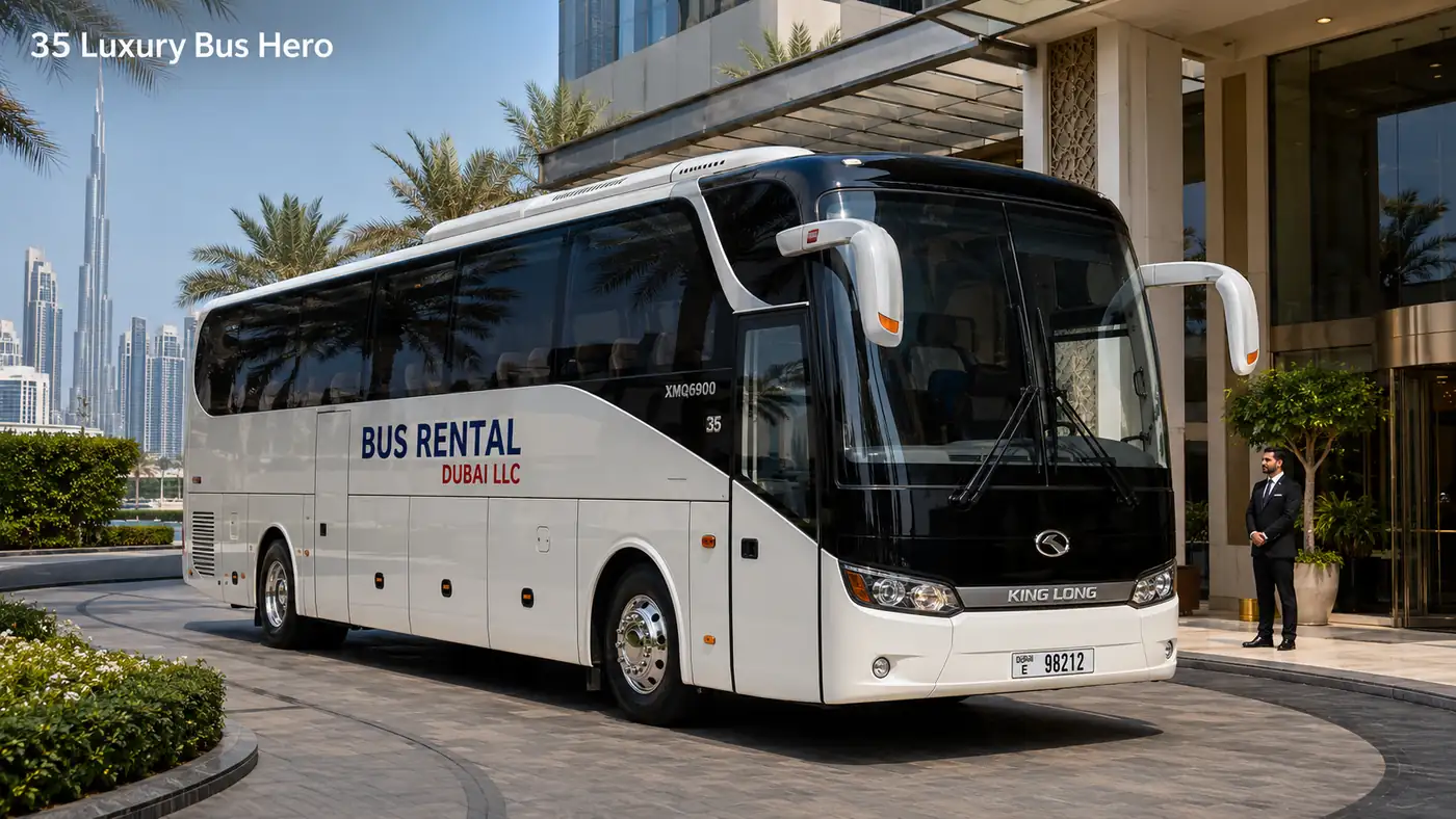 35 Seater Luxury Buses Dubai — 35 Luxury Bus Hero
