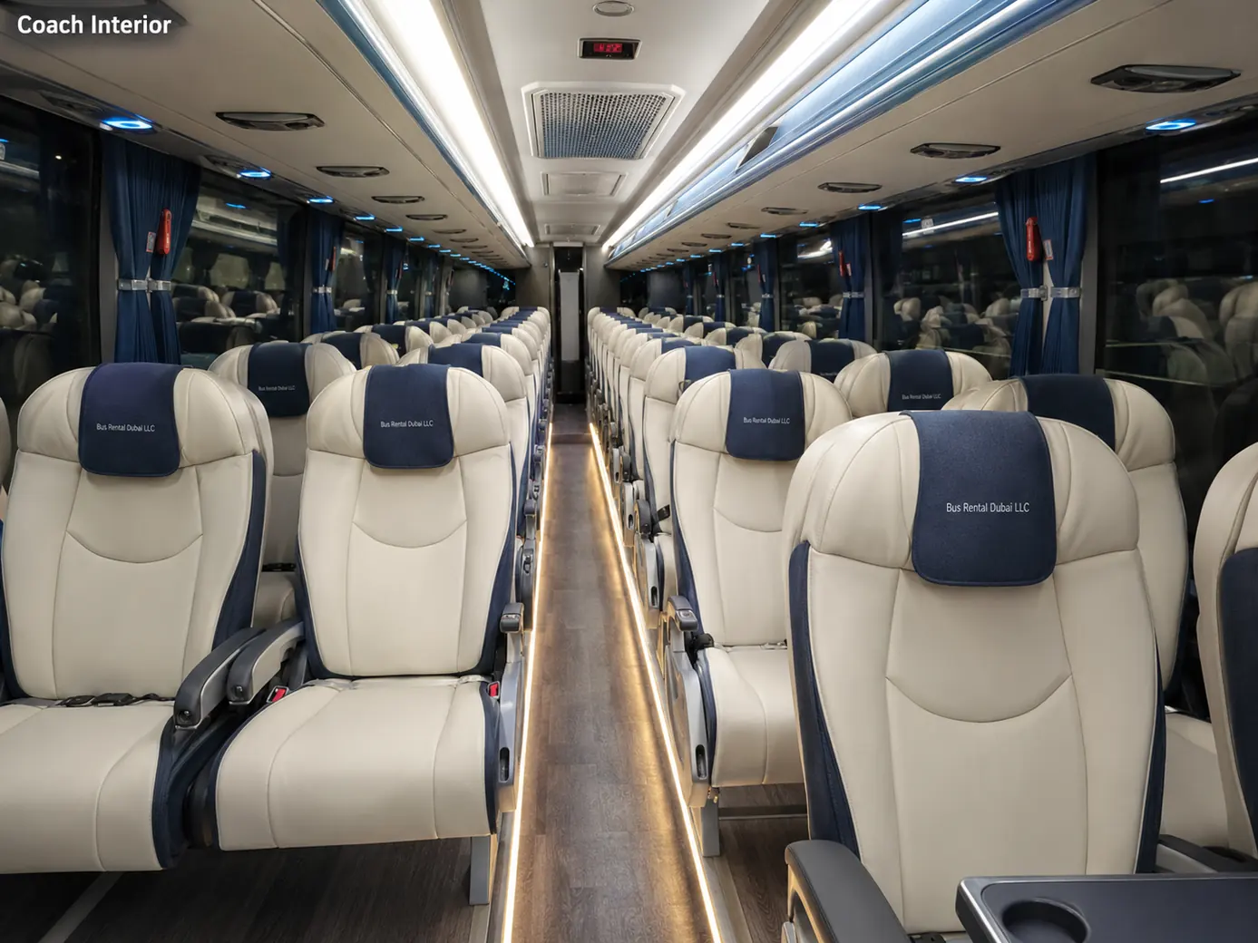 Luxury Vans Dubai — Coach Interior