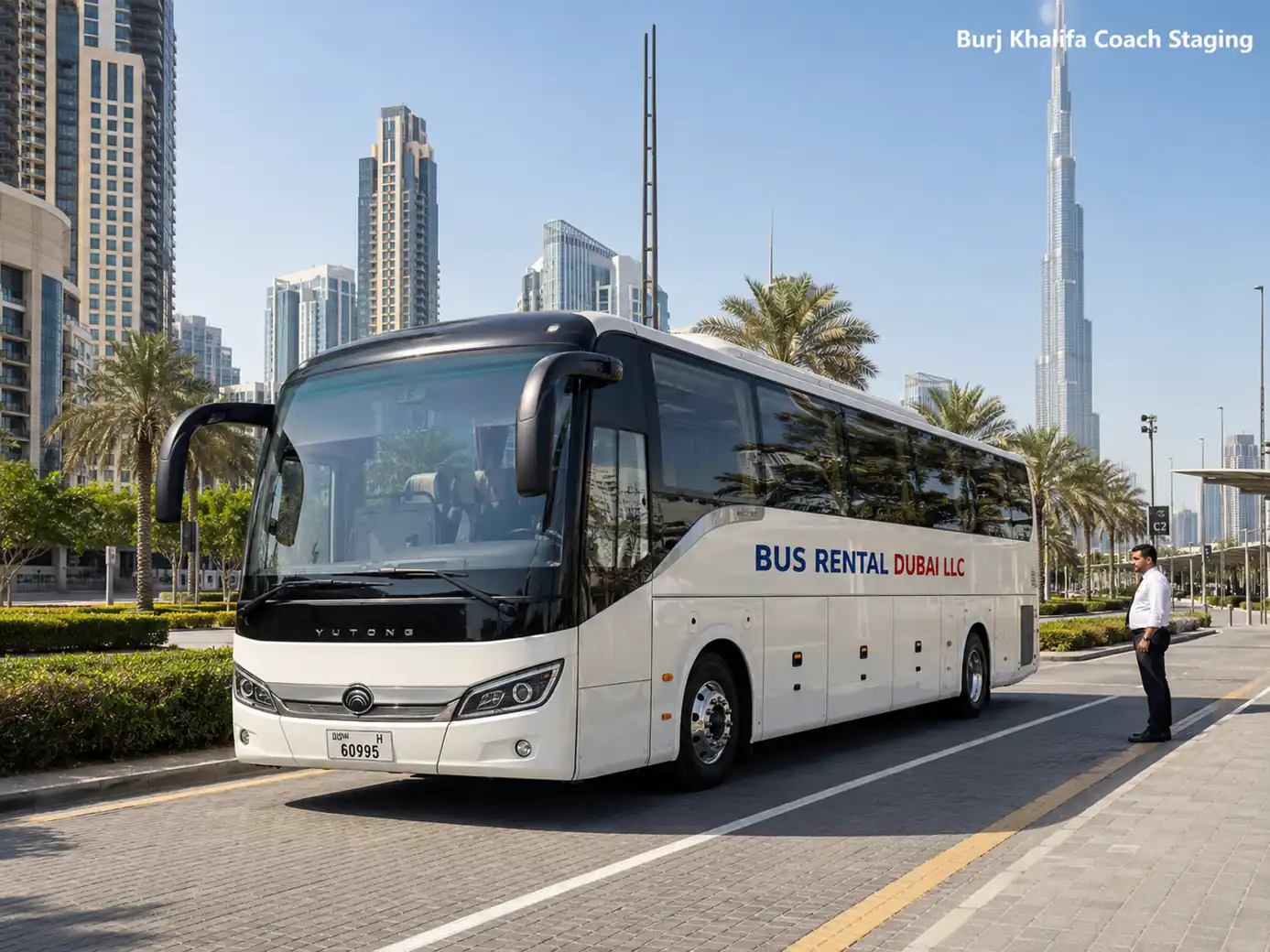 Vehicle route, pickup and return planning for Burj Khalifa and Downtown Dubai