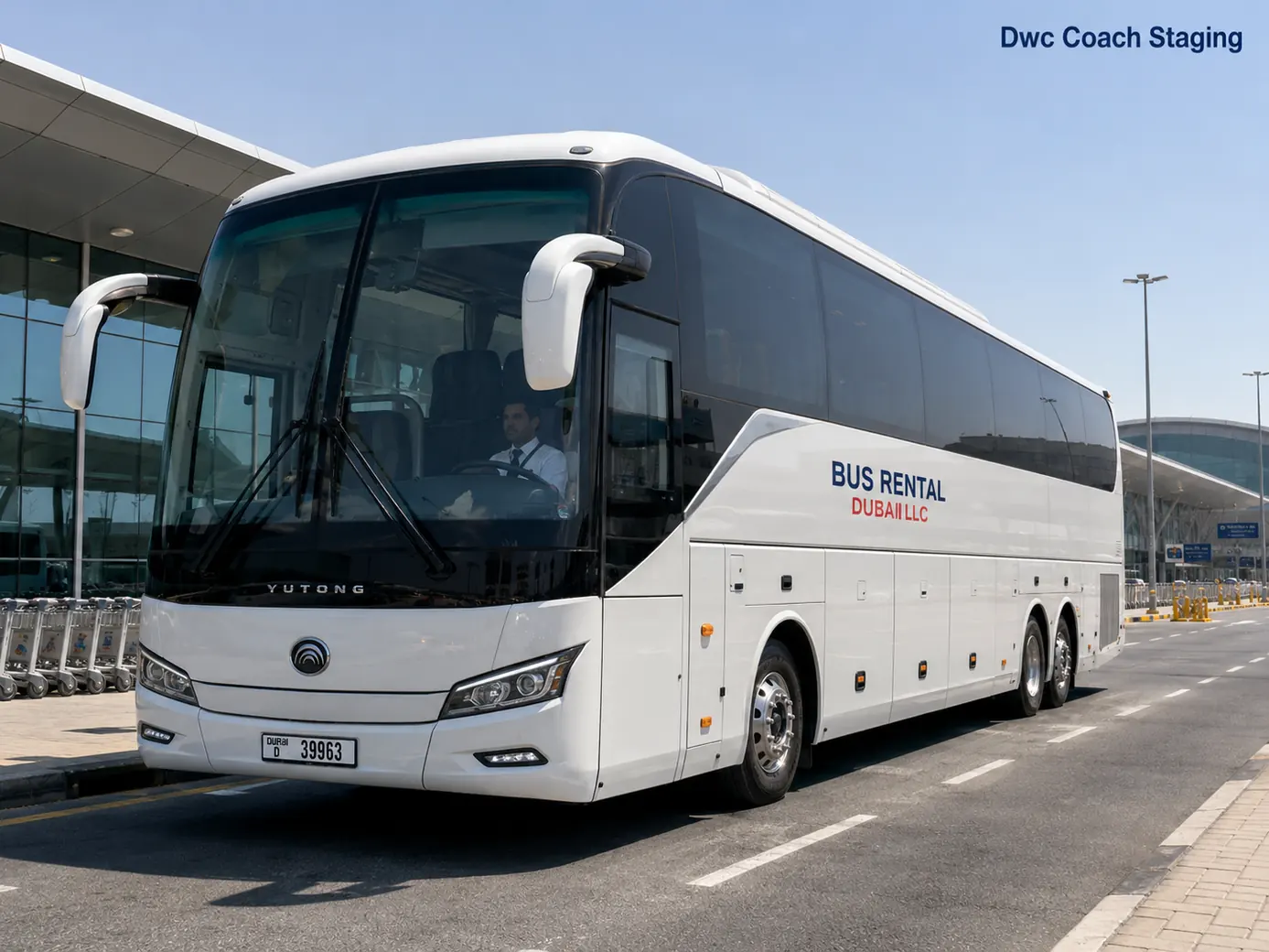 Vehicle route, pickup and return planning for Al Maktoum International Airport (DWC)