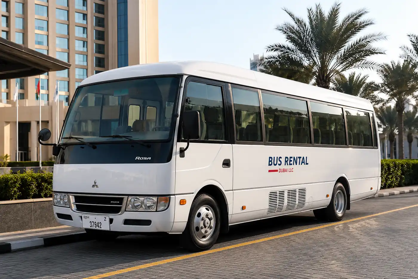 35 seater bus rental dubai — Medium Group Bus image for Bus Rental Dubai