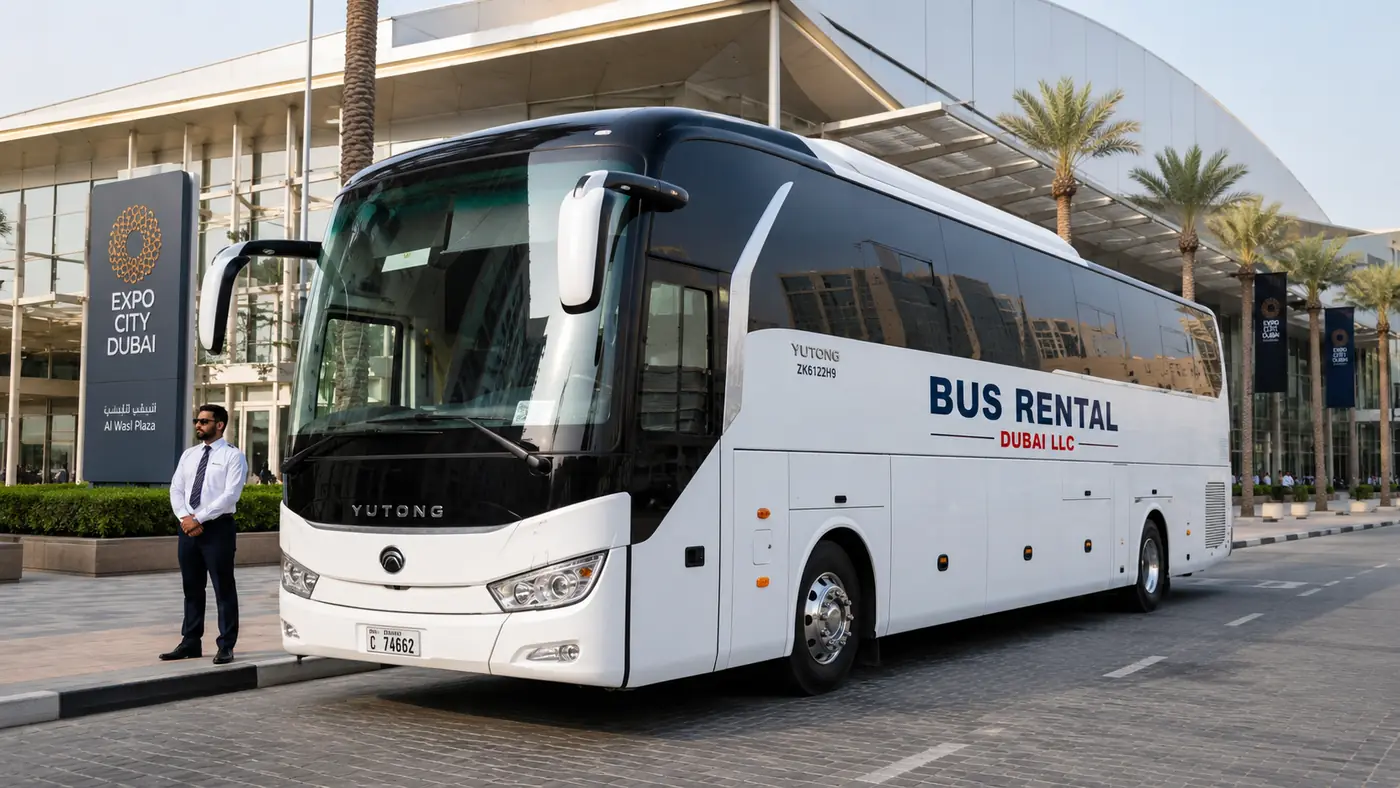 50 seater bus rental dubai — Event Boarding image for Bus Rental Dubai