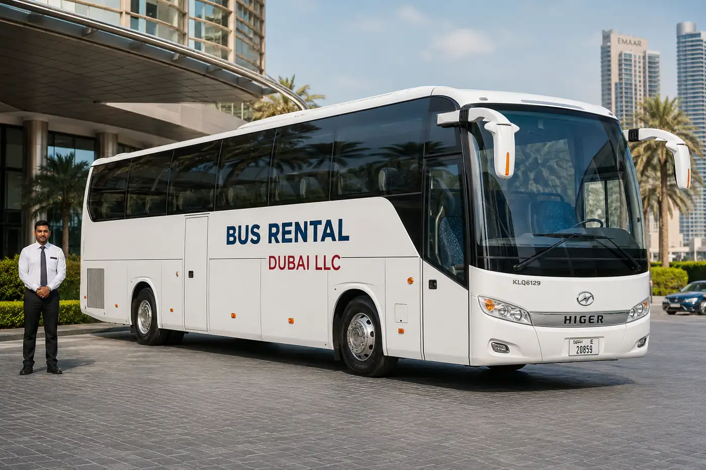 50 seater bus rental dubai — Large Group Coach image for Bus Rental Dubai