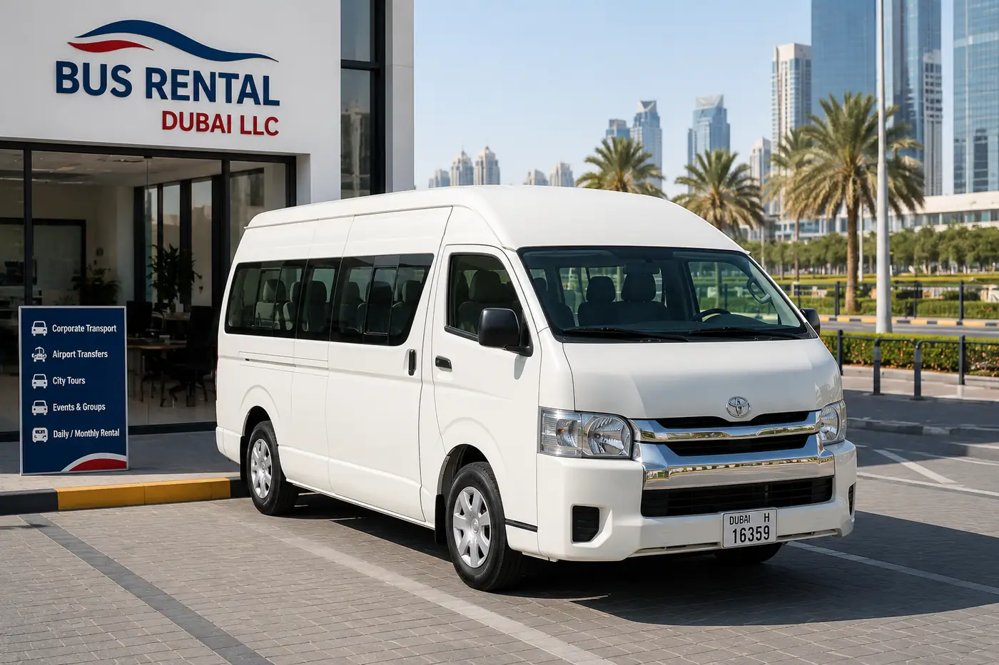 Bus Rental Dubai — bus rental hero image for Bus Rental Dubai