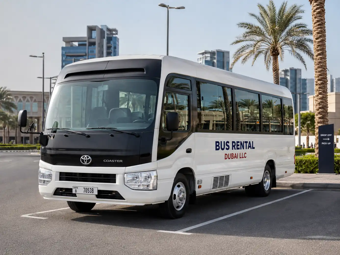 executive transport services dubai — Group Bus Dubai image for Bus Rental Dubai