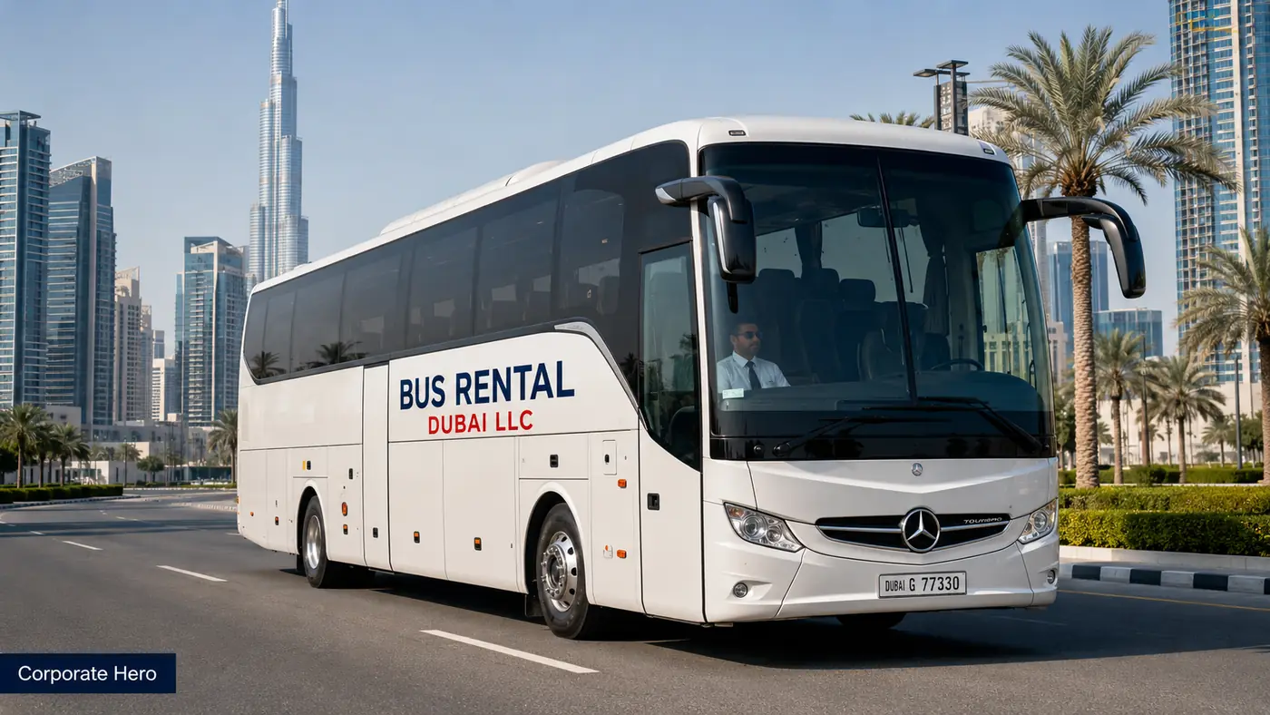 corporate shuttle services dubai — Corporate Hero image for Bus Rental Dubai