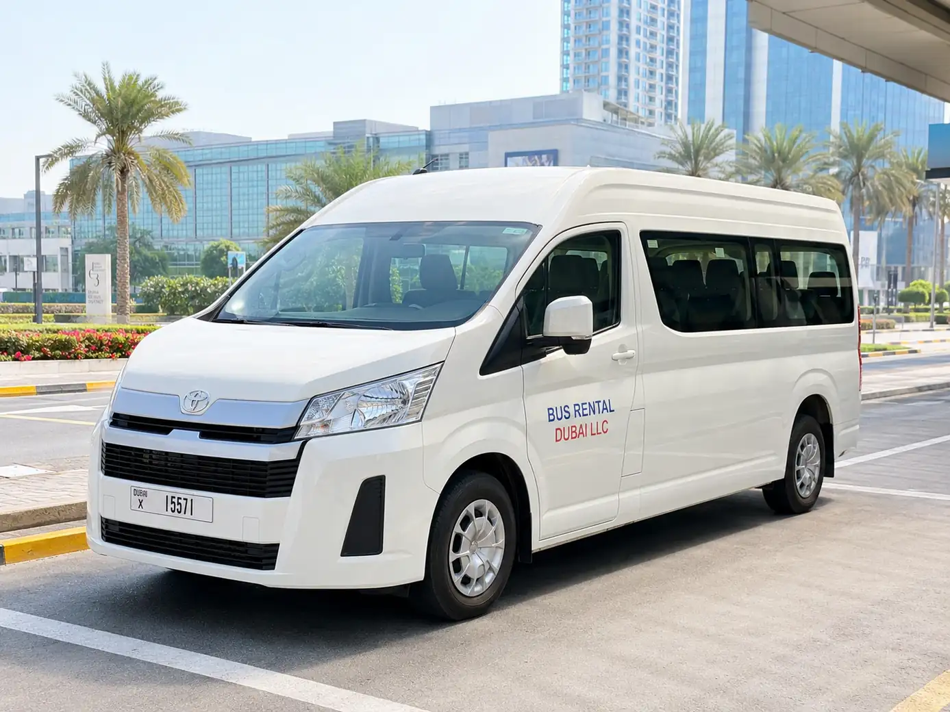 bus rental with driver dubai — Pickup Coordination image for Bus Rental Dubai