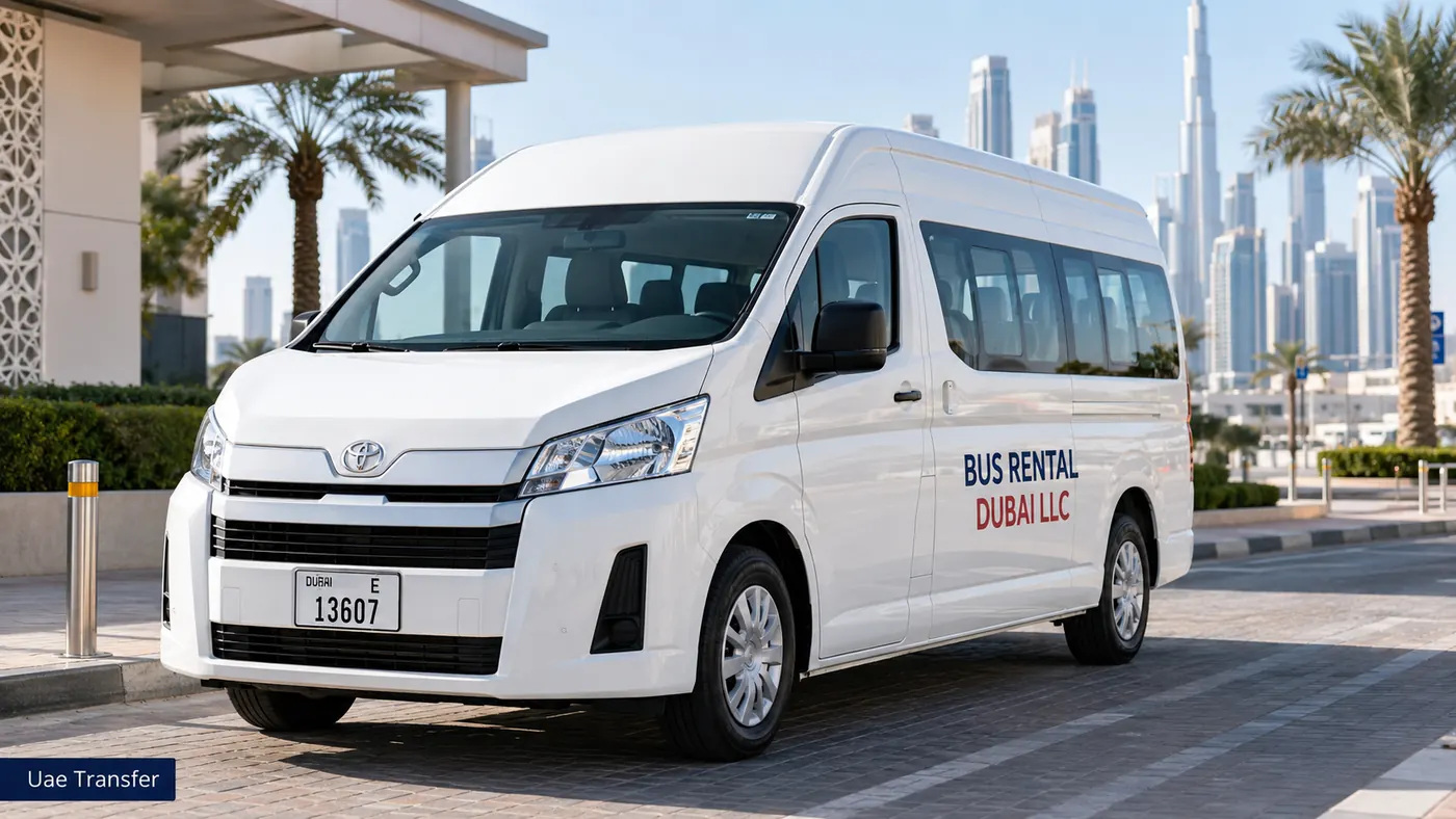 group transport dubai — Uae Transfer image for Bus Rental Dubai