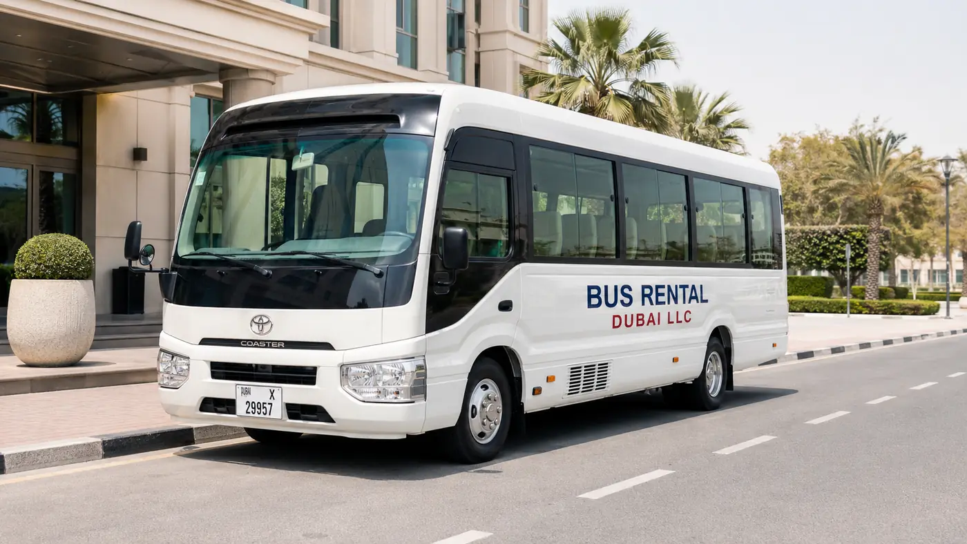 minibus rental dubai — Minibus Hero image for Bus Rental Dubai