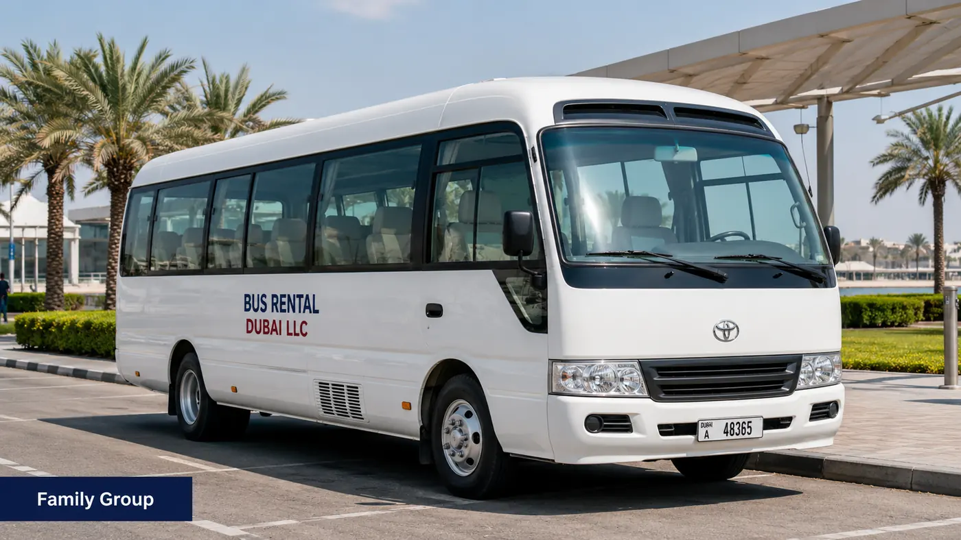 private bus rental dubai — Family Group image for Bus Rental Dubai