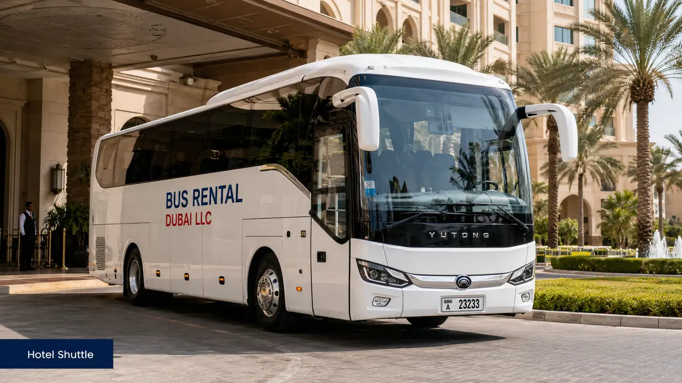 shuttle bus rental dubai — Hotel Shuttle image for Bus Rental Dubai