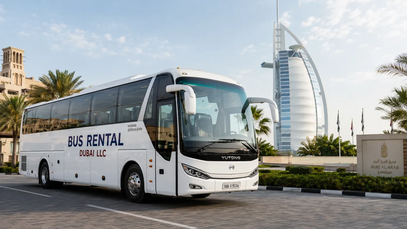 Tourist bus service in Dubai for sightseeing and UAE travel