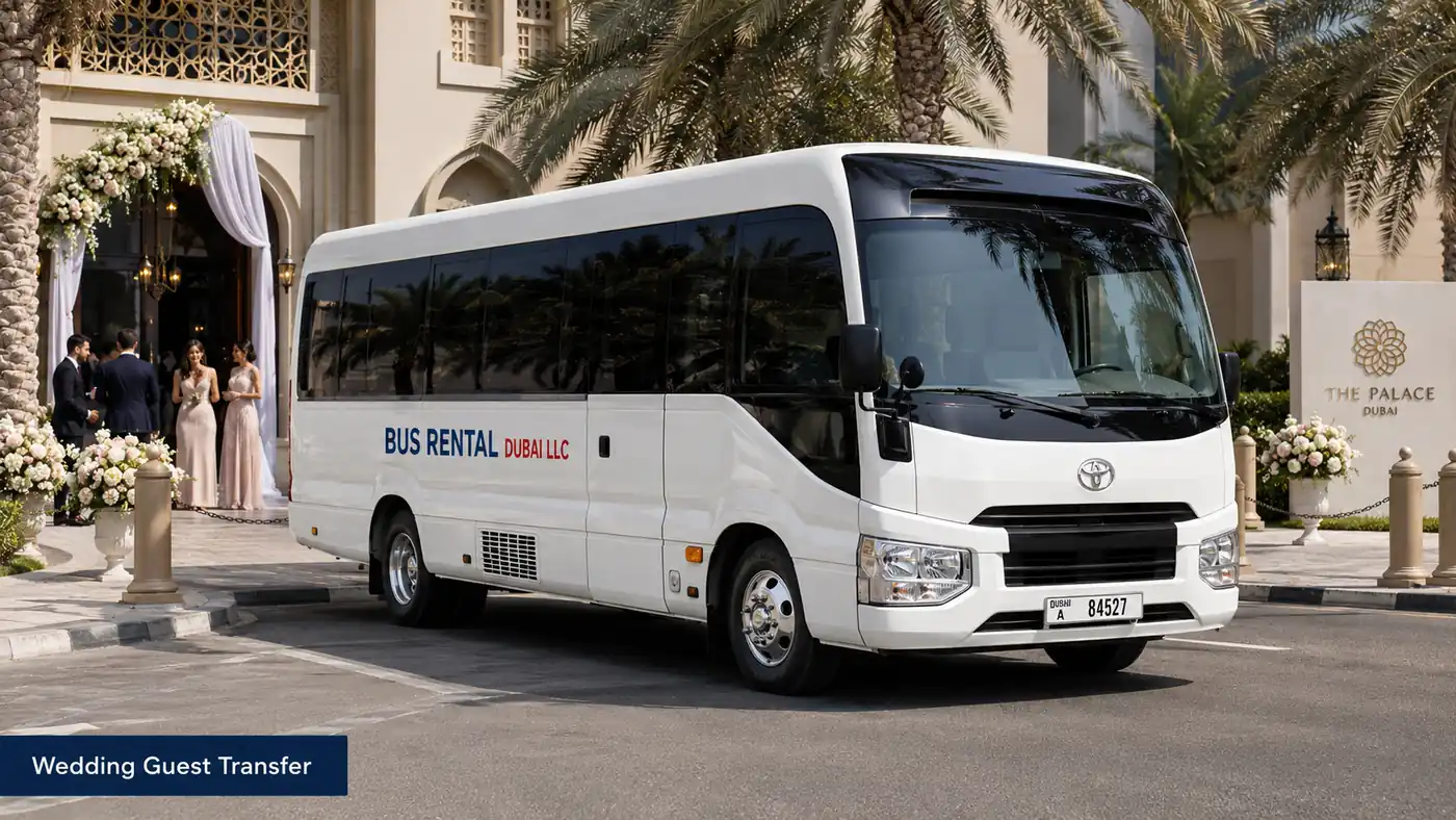 wedding bus rental dubai — Guest Transfer image for Bus Rental Dubai